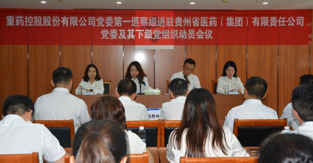 通用技术重药控股党委第一轮第一巡察组召开进驻动员会