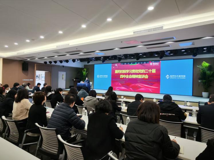 通用技术重药控股开展纪检系统党的二十届四中全会精神专题宣讲