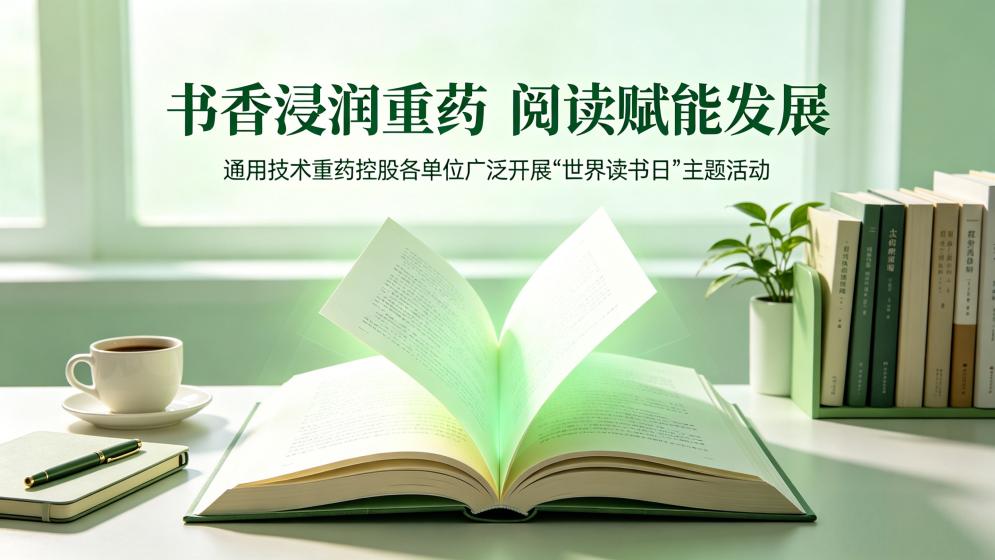 书香浸润重药 阅读赋能发展丨通用技术重药控股各单位广泛开展“世界读书日”主题活动